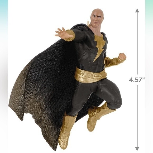 Hallmark Keepsake 2022 BLACK ADAM Christmas Ornament DC Comics NEW - Picture 3 of 4